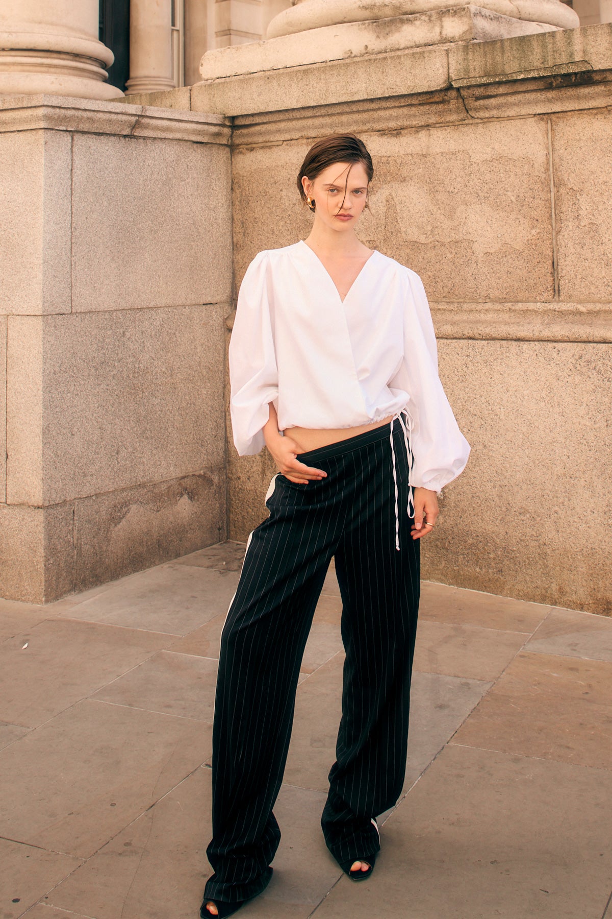 WHITE POPLIN SHIRT