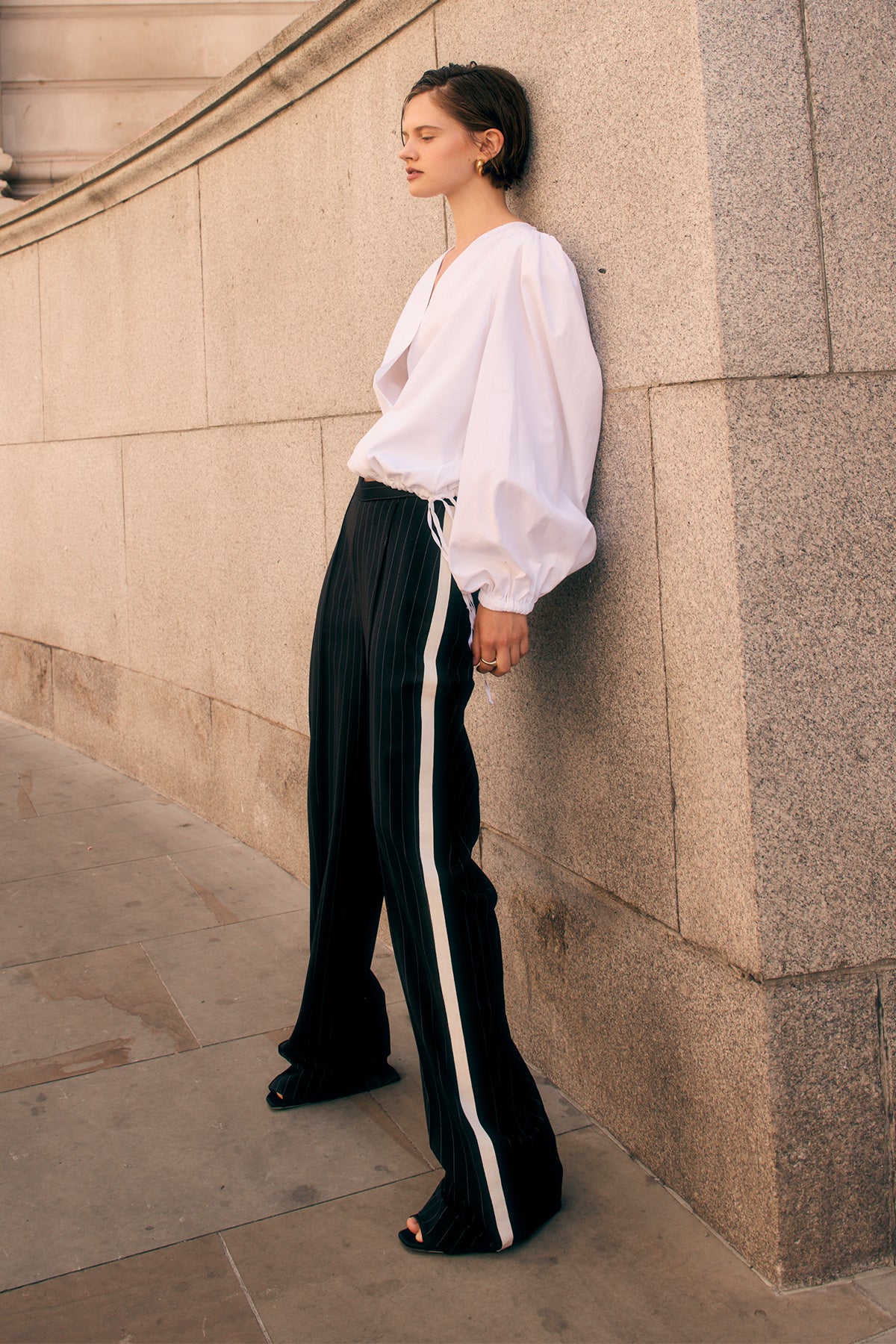 WHITE POPLIN SHIRT