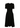 A-LINE MIDI DRESS IN JET BLACK