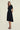 A-LINE MIDI DRESS IN JET BLACK