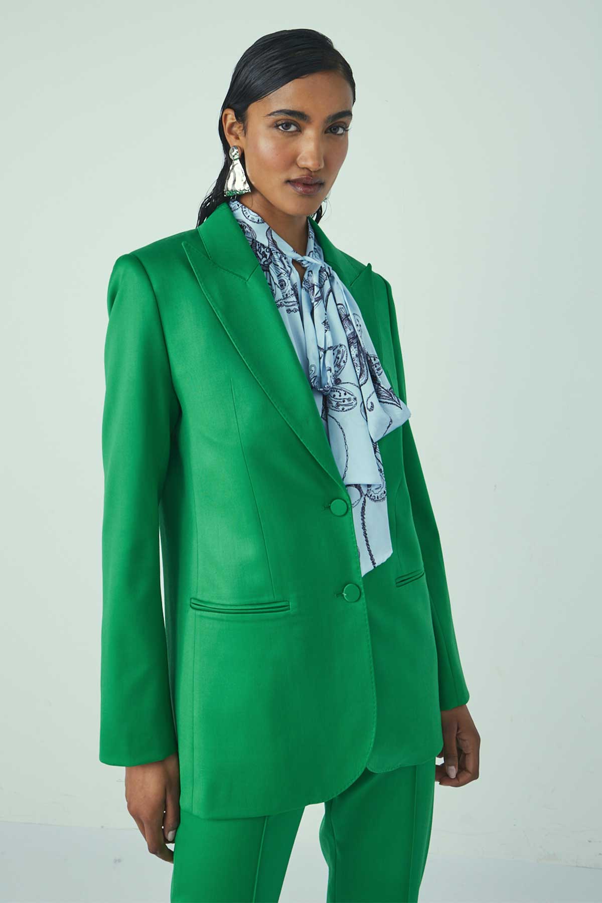 JACKET NO.J012 EMERALD GREEN