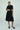 SILK VELVET A-LINE MIDI DRESS